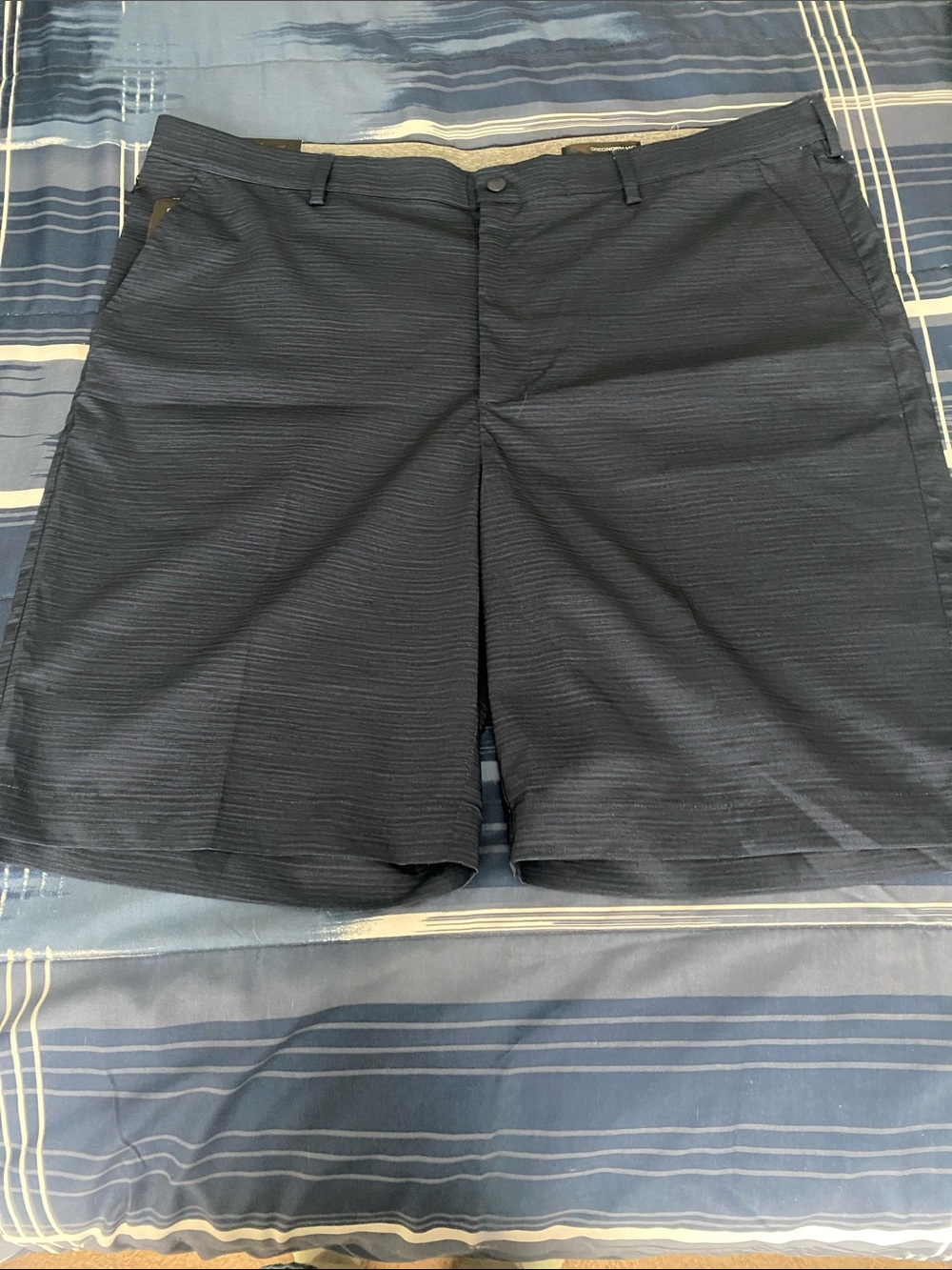 Greg Norman Collection Blue Performance Golf Shorts